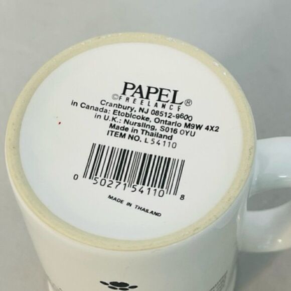 2 British Shorthair & Siamese Kitty Cat Coffee Mugs Cup Ceramic Papel Freelance - Picture 6 of 9